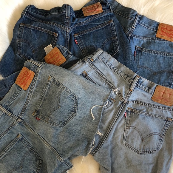 high waisted levi’s 501 button fly - Picture 3 of 8